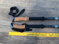 Cascade Mountain Tech Cork Grips Adjustable Trekking Poles