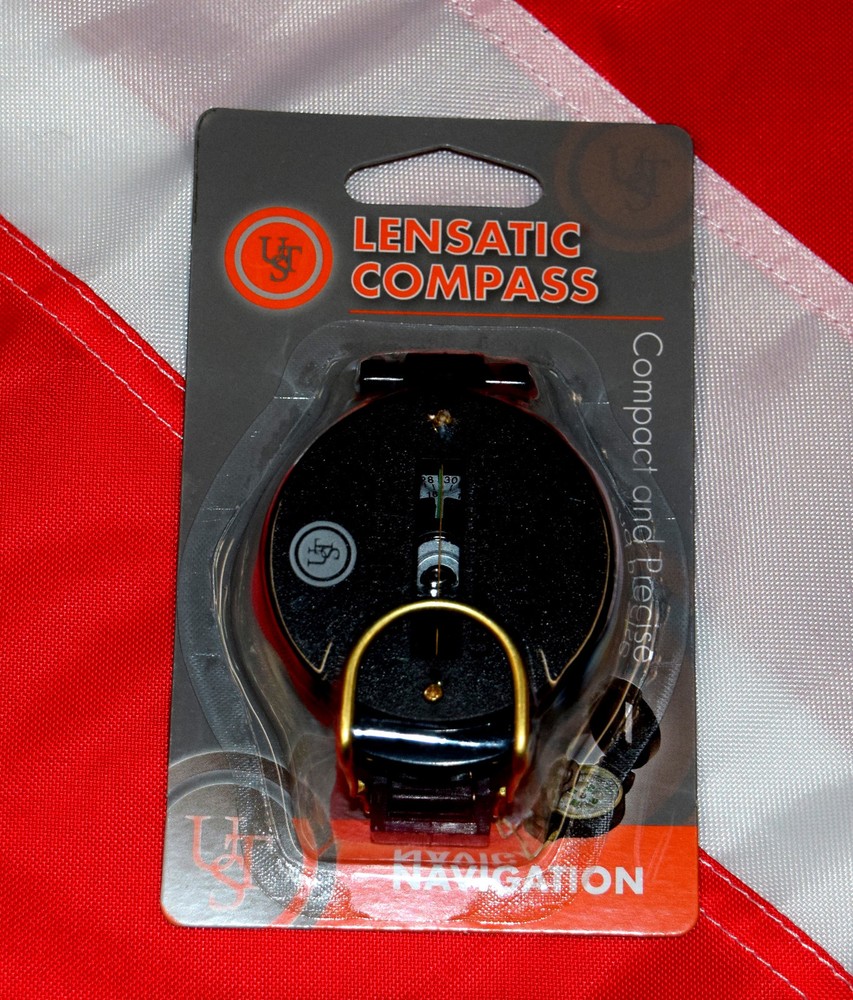 Lensatic precise compass survival emergency tactical spearfish gear equip UST