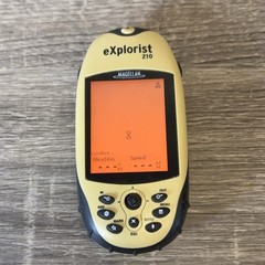 Magellan eXplorist 210 GPS Handheld Waterproof Yellow Black Tested