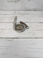 Vintage Pasto Compass Made in WEST GERMANY, W/ Hinged Lid