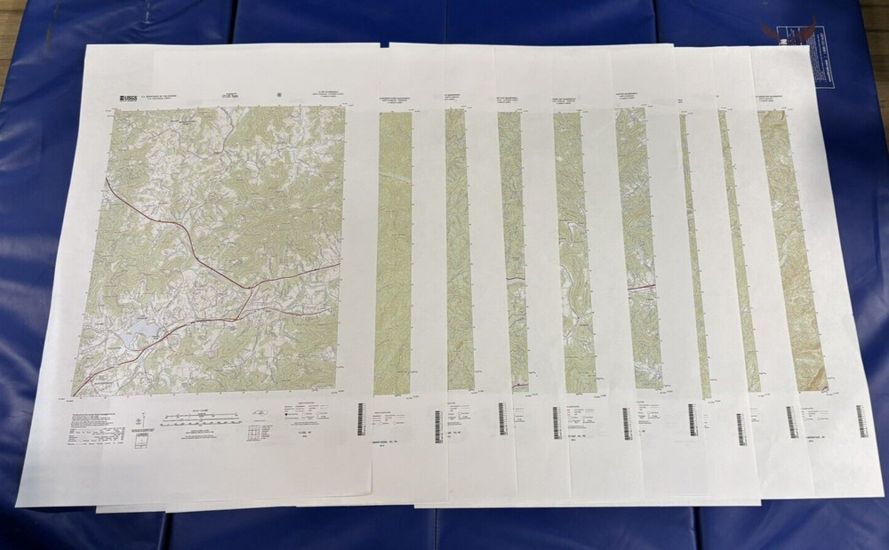 9 USGS Topographic Maps Centered On Any US Location You Choose Hiking Hunting