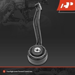 Front Left Forward Lower Control Arm, with Bushing, Compatible with Cadillac