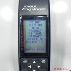 Eagle Explorer 12 Channel Handheld GPS Receiver Tested and Working