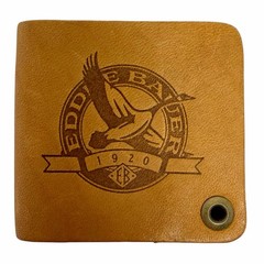 Eddie Bauer Leather Covered Compass & Magnifier 1920 Logo Outdoor Gear