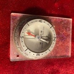 Vintage Liquid Free Dry Silva System Pocket Compass La Porte Indiana Directional