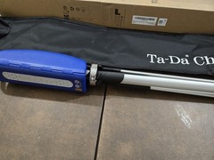 STEP2GOLD Ta-Da Chair Series 2 Portable Trekking Hiking Pole – 34.2″ Blue