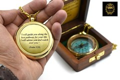 I Will Guide (Psalm 32:8) Communion & Confirmation Gift for Teenage Boys | Se…