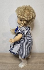 Cute plastic doll Schildkröt Doll 50 cm sleeping eyes collector vintage