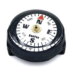 Mini Luminous Button Compass For Watch Band Lanyard