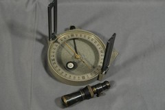Vintage LEUPOLD Forester Compass with Leather Case