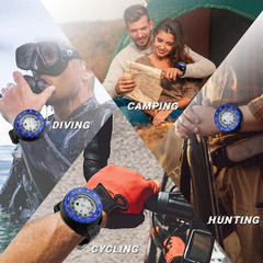 Professional Waterproof Dive Compass with TPU Band for Outdoor Activities