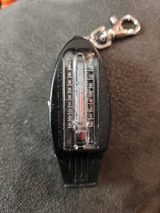 Silva Directional Lightweight Pocket Compass Temperature gauge key chain