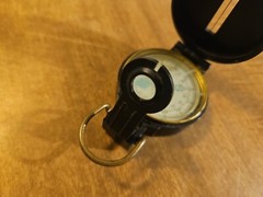 Engineer Lensatic Directional Compass 2″ Made in Taiwan Vintage Neat History