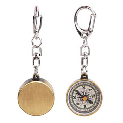Vintage Portable Zinc Alloy Compact Pocket Compass For Outdoor Navigation Use