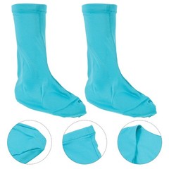 1 Pair Durable Blue Hiking Boot Gaiters Breathable Sandproof Shoe Covers