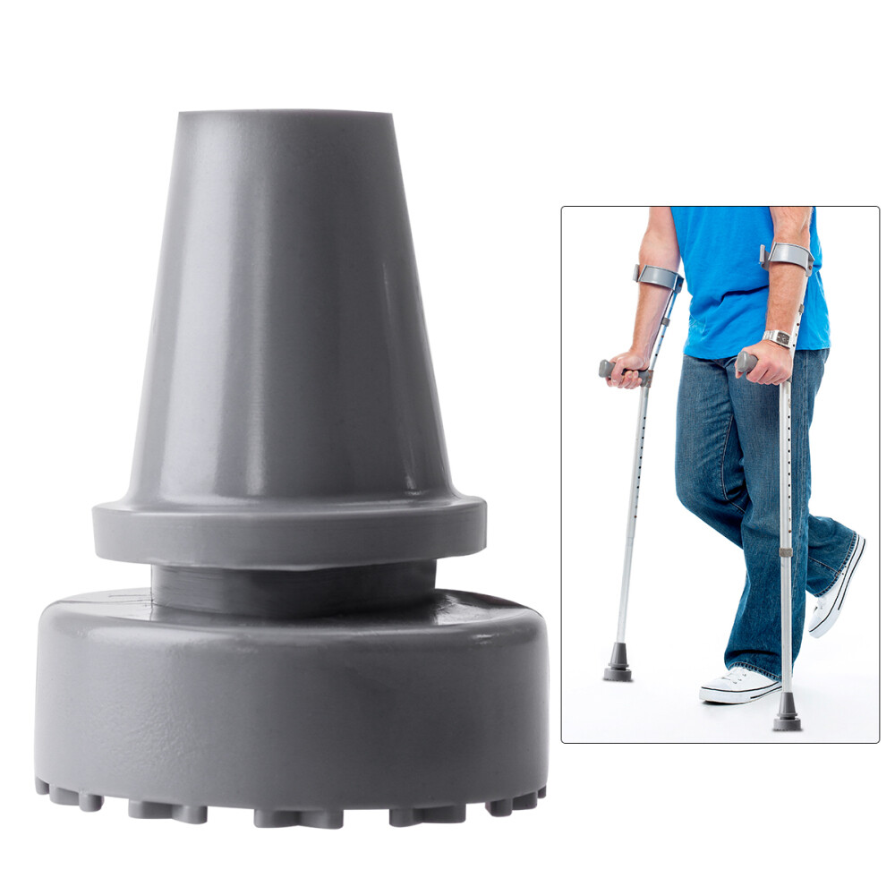 Rubber Head Crutch Accessories Antislip Tips Walking Stick Feet 19mm Diameter
