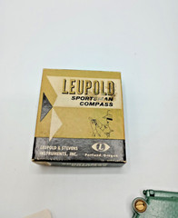 Leupold Sportsman Compass with Box & Instructions VINTAGE – Collectible N ERROR