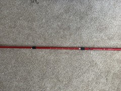 Trekker Adjustable Hiking Walking Stick w/ Compass Wrist Strap 29-49in Red
