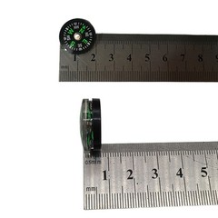 1-20mm 12pcs Mini Pocket Oil Filled Compass For Hiking Camping Outdoor