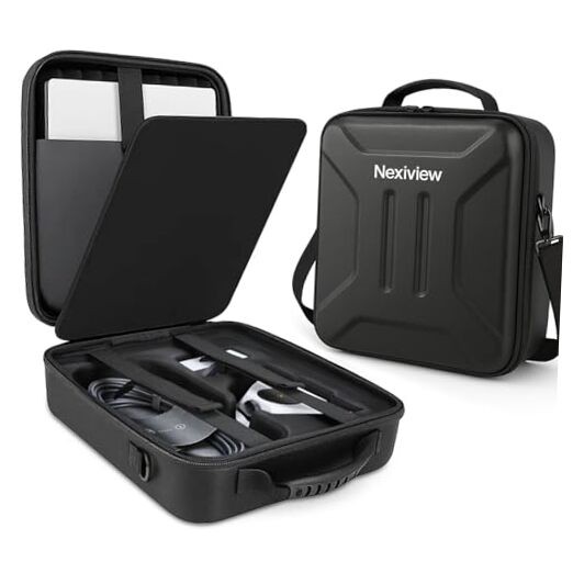 Starlink Mini Case, Shock-Absorbing Drop Protection, 3-in-1 Carry Options Black