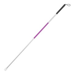 Folding Foldable Reflective Cane Crutch Portable Anti Shock Guide Walking Stick