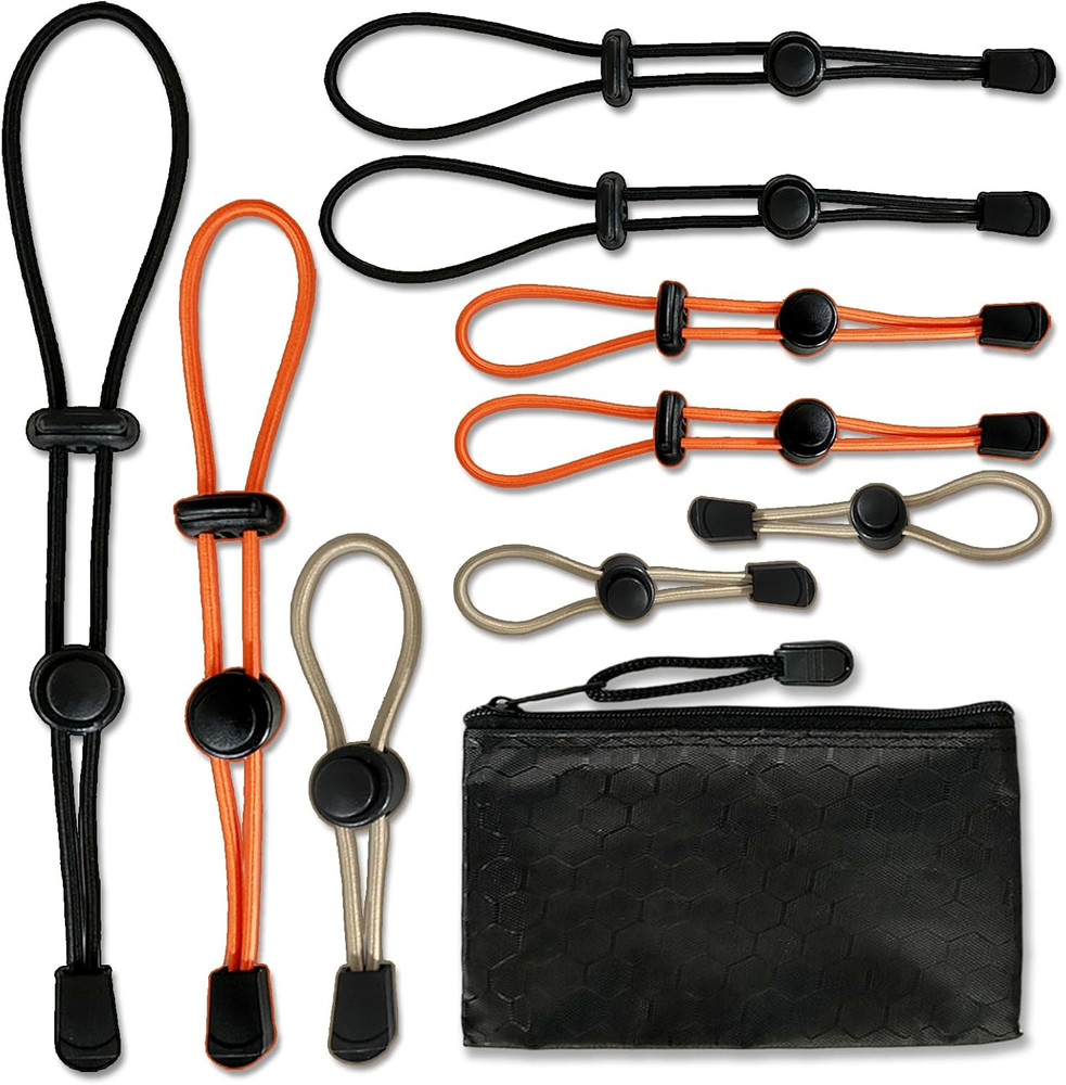 Heavy-Duty Tactical Hiking Pole Holder with Elastic Cord for Backpacks