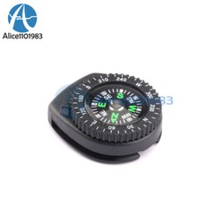 2PCS Mini Clear Liquid-filled Compass w/ Clip Outdoor Molle Backpack Pouches AL