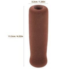 2Pcs Durable Brown Walking Cane Handle Grips Thick Nonslip Foam Hand Wraps