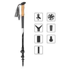 Trekking Pole,Multipurpose Telescopic Lightweight Walking Stick for Hiking an…