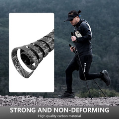 I Folding Carbon Fiber Walking Stick, 3-Piece