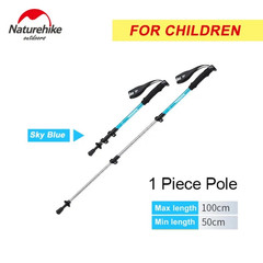Outdoor Walking Stick Aluminum Alloy Alpenstock Telescopic Hiking Trekking Pole