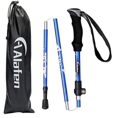 Aluminum Collapsible Ultralight Travel Trekking Hiking Pole for Men and Women…