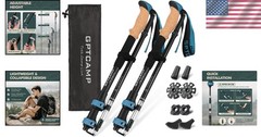 2-Pack Lightweight Folding Walking Sticks for Men and Women – Trekking Gear