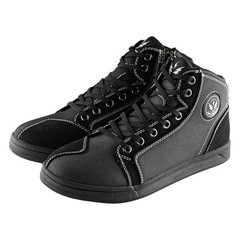 Men’s Motorcycle Boots Rider Racing Hiking Trekking 9.5 Hw001 All Black