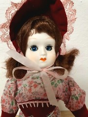 Artist doll porcelain doll 45 cm sleeping eyes collector rarity Vintage