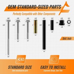 Front Bushing Kit for 2004-Up Precedent Carts – Polyurethane Spring & A-Arm Set
