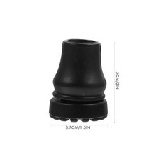 4Pcs Durable PVC Trekking Pole Tip Replacement for Elderly Anti Slip Foot Pads