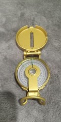 Vintage Liquid Filled LENSATIC Precision Pathfinder Engineer COMPASS Metal Case