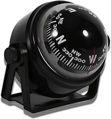 Car Compass Marine Dash Mount, LED Boat Compasses with Adjustable Mounting Brack