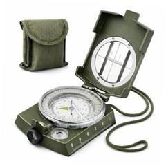 Military Lensatic Compass, Hiking Compass for Survival – Water-Resistant
