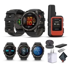 Garmin Fenix 8 Pro 51mm AMOLED – Carbon Gray DLC Ti Bundle w/inReach Mini 2