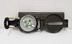 Sheffield Directional Compass US Military Lensatic Aluminum Body EDC Survival
