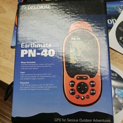 DeLorme Earthmate PN-40 GPS Handheld Orange Complete New Open Box