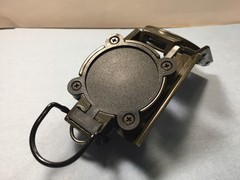 Military style plastic Compass with pouch (green)