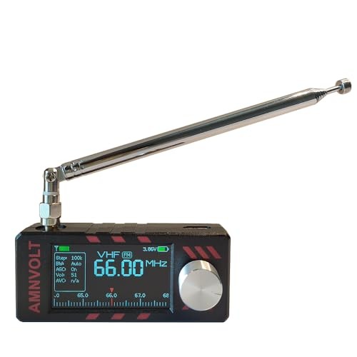 Upgraded Si4732 DSP Radio with 1.9-inch Screen, Portable AM FM Radio Receiver,