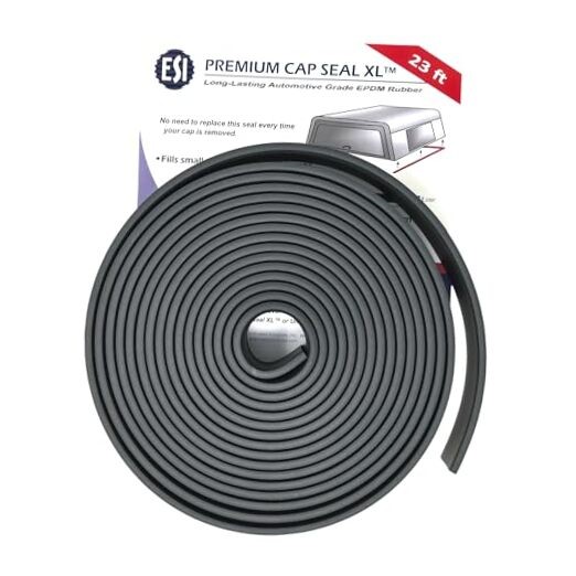 Premium Cap Seal XL 23 FT (2″ Width x .200″ Height x 23′ Length) EPDM Rubber