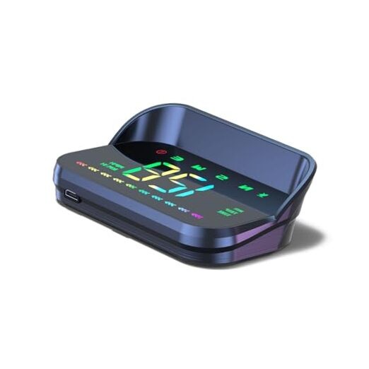Heads Up Display M23 Color, GPS Digital Speedometer MPH for All Cars, Car