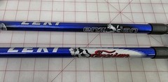 2 LEKI Enzian Trekking Poles- 140cm, Adjustable, Lightweight, Trekking 110-145cm