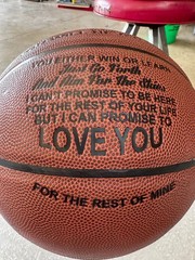 Collector Basketball To My Son Inspirational Motivational Gift Display Ball Love