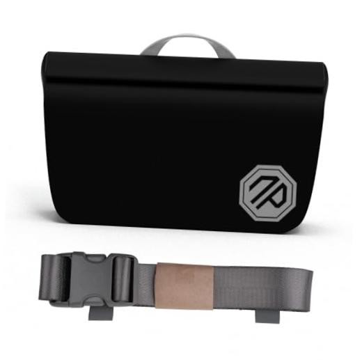 IPX7 Waterproof Fanny Pack with Magnetic One-Hand Closure, Durable 2.5L Black